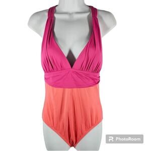 Echo One-Piece Womens Swimsuit Double Criss-Cross NWT Size 6